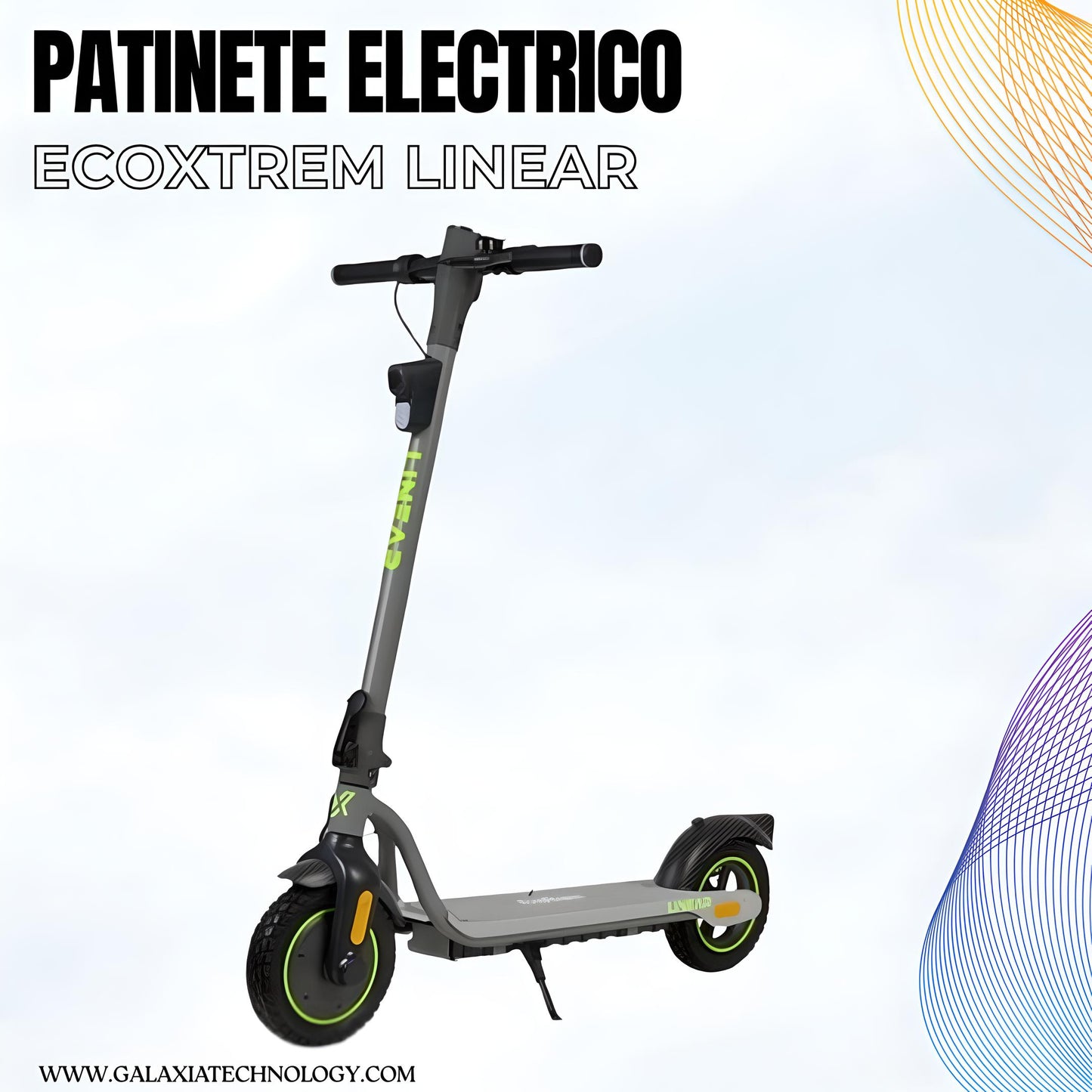 Patinete eléctrico Ecoxtrem Linear homologado DGT