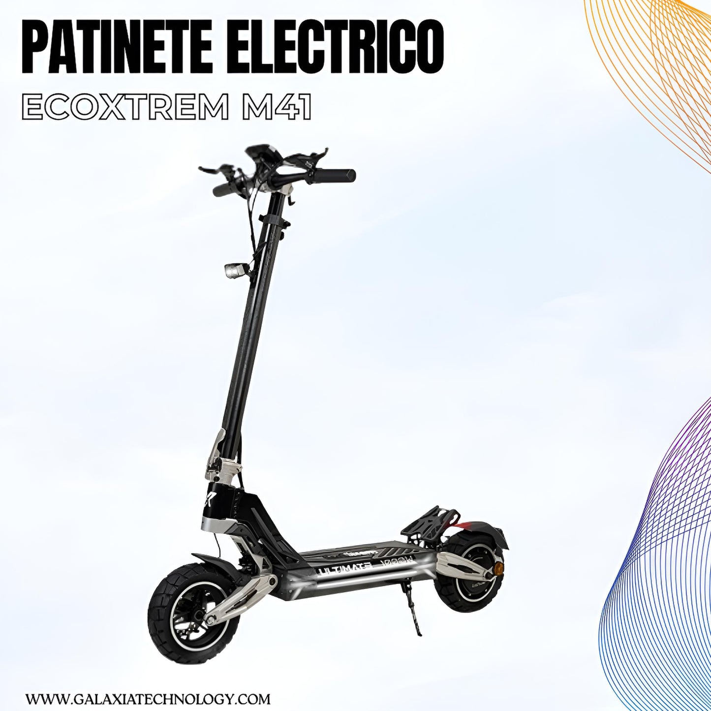 PATINETE ELÉCTRICO ECOXTREM M41 TANK HOMOLOGADO DGT