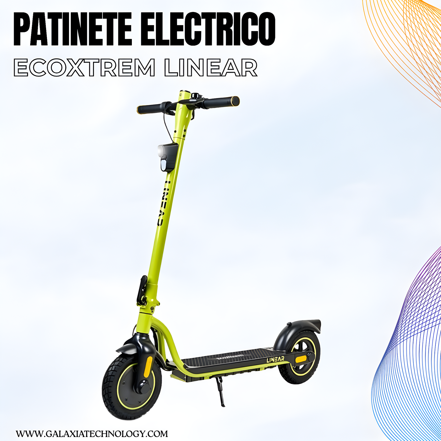 Patinete eléctrico Ecoxtrem Linear homologado DGT