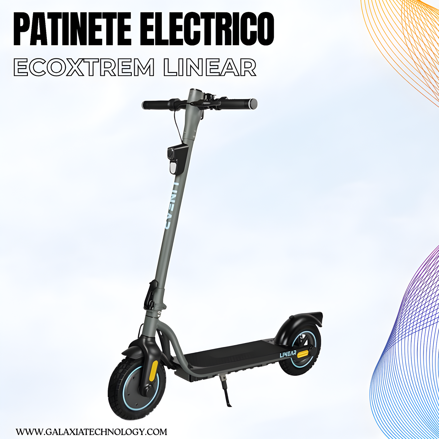 Patinete eléctrico Ecoxtrem Linear homologado DGT