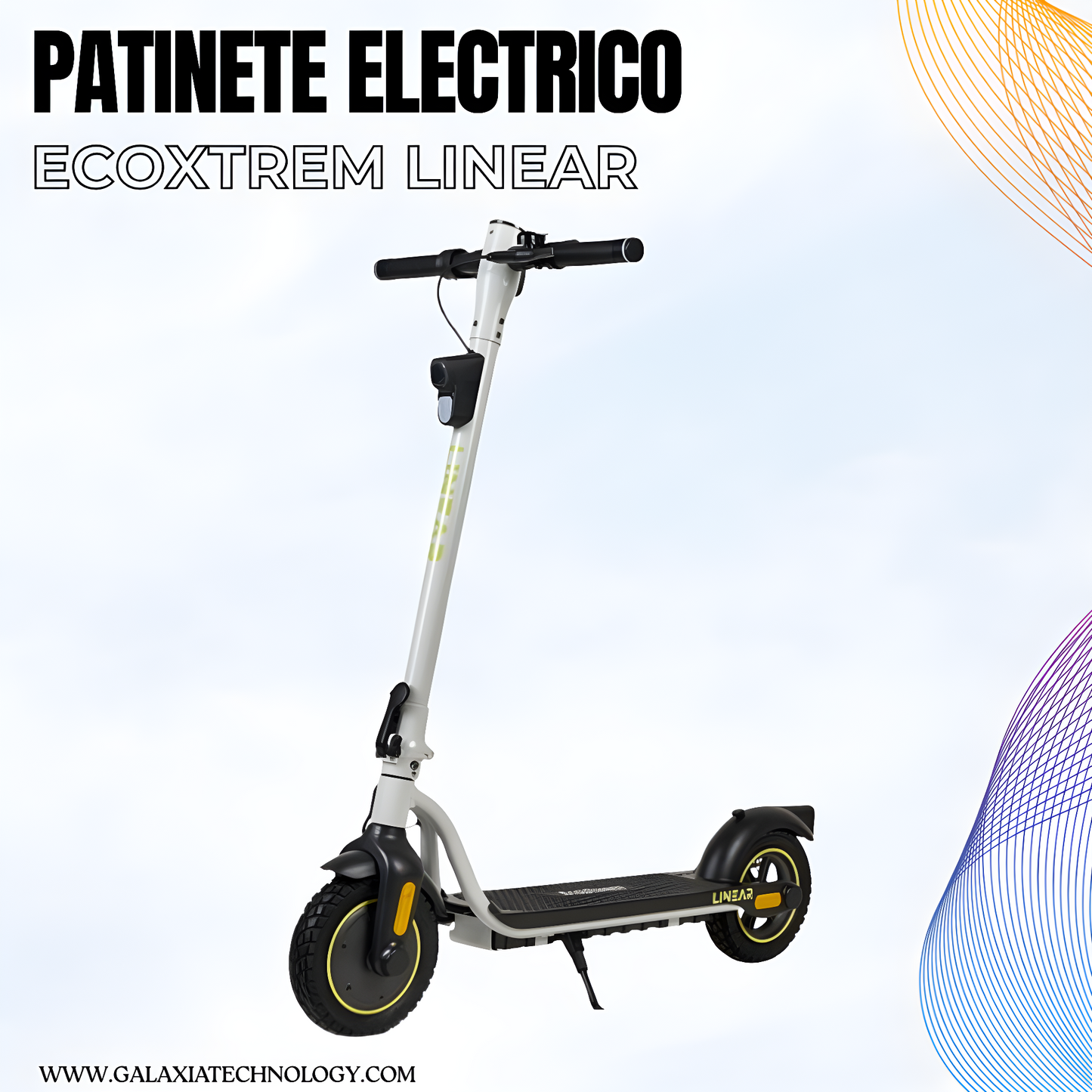 Patinete eléctrico Ecoxtrem Linear homologado DGT