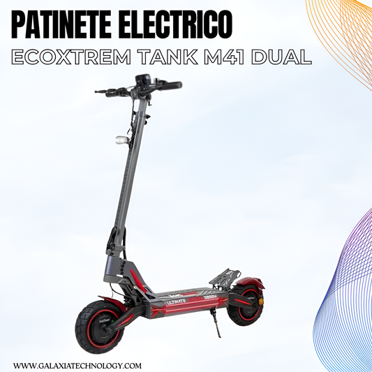 PATINETE ELÉCTRICO ECOXTREM M41 TANK Dual Motor DGT