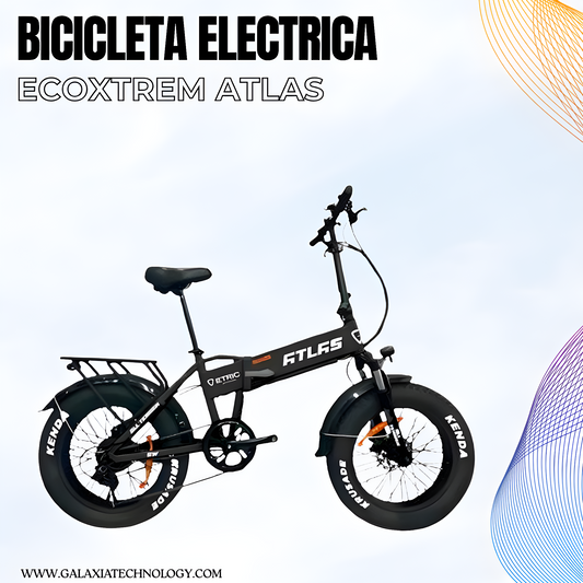 Bicicleta Eléctrica Ecoxtrem Atlas Motor 250 W Y Autonomía De 45 Km