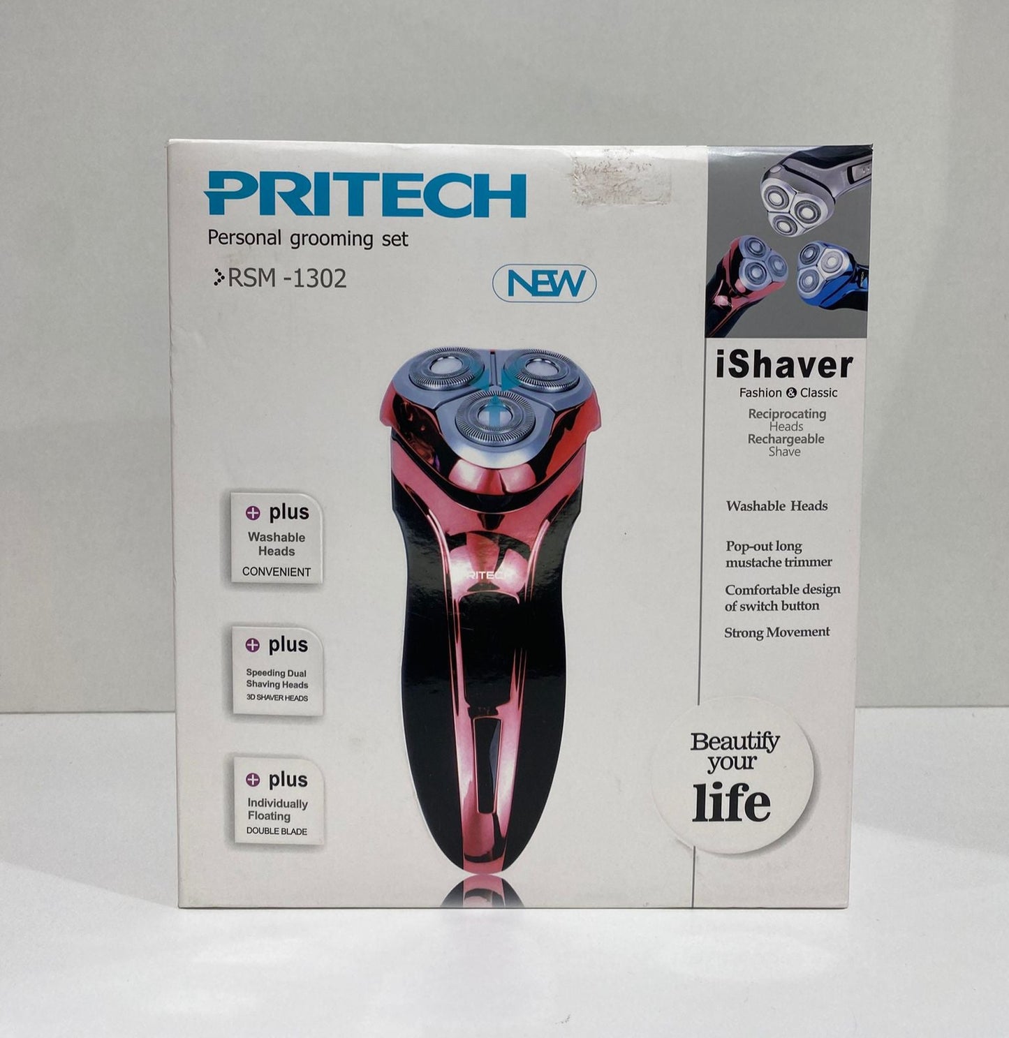 Afeitadora Pritech RSM-1302