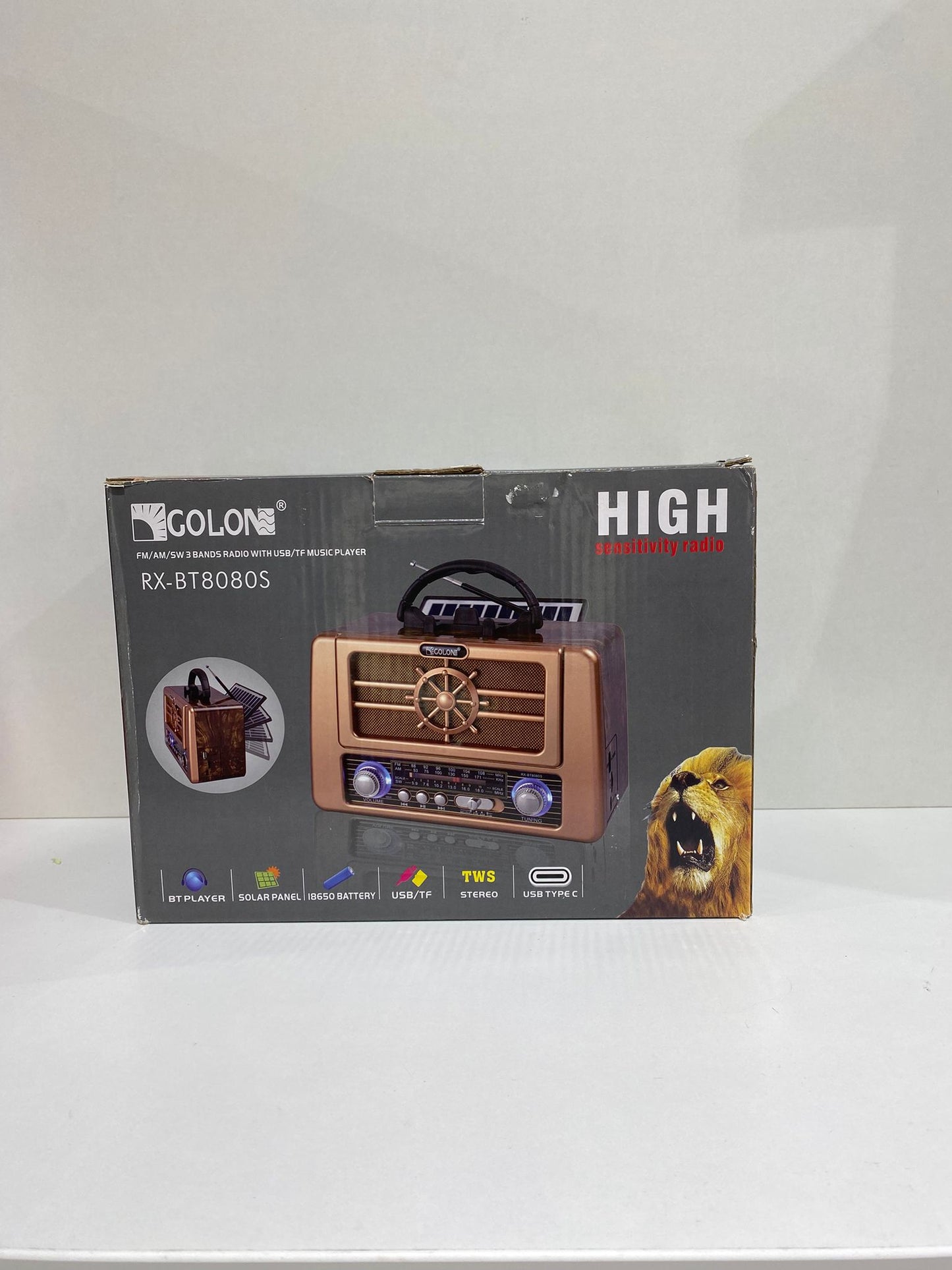 Radio 3 Band con USB/TF RX-BT8080S