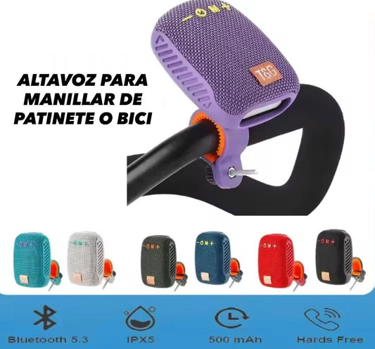 Altavoz para Manillar de Patinete o Bicicleta